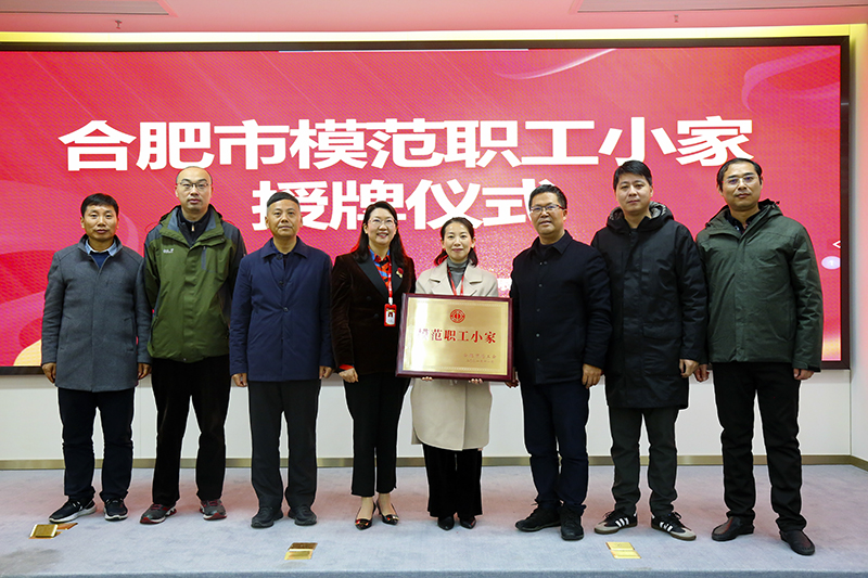 Welcome大发科技荣获合肥市“模范职工小家”荣誉称号